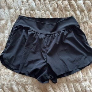 Sleek Black Women's Athletic Shorts